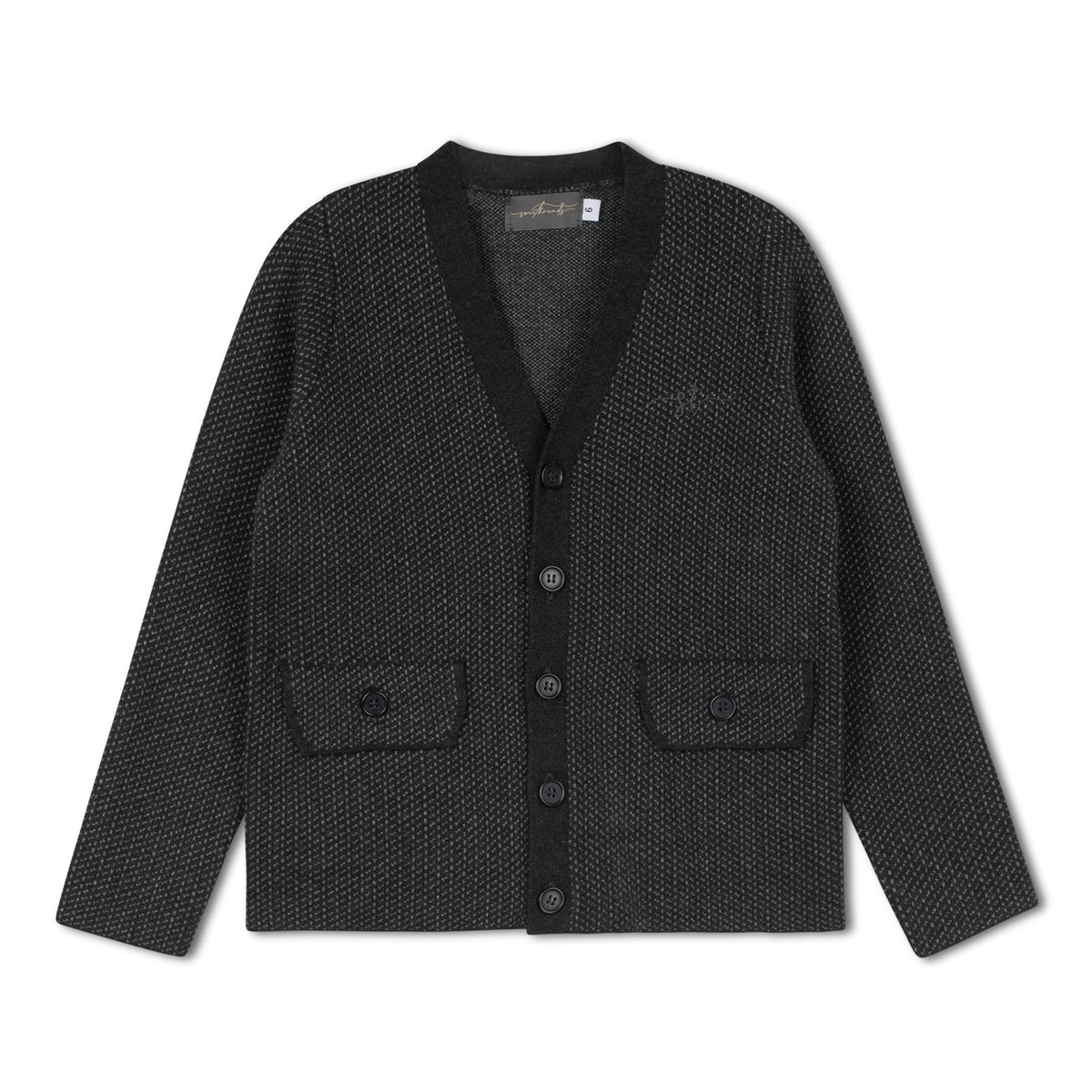 Monochrome Knit Blazer