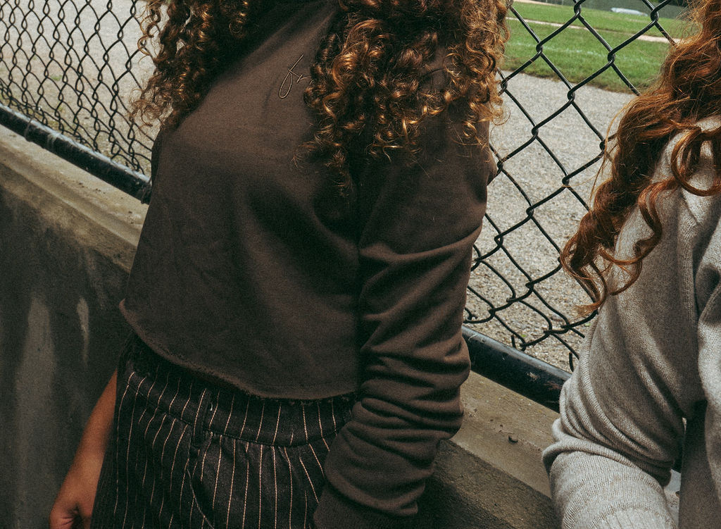 Mocha Stripe Top