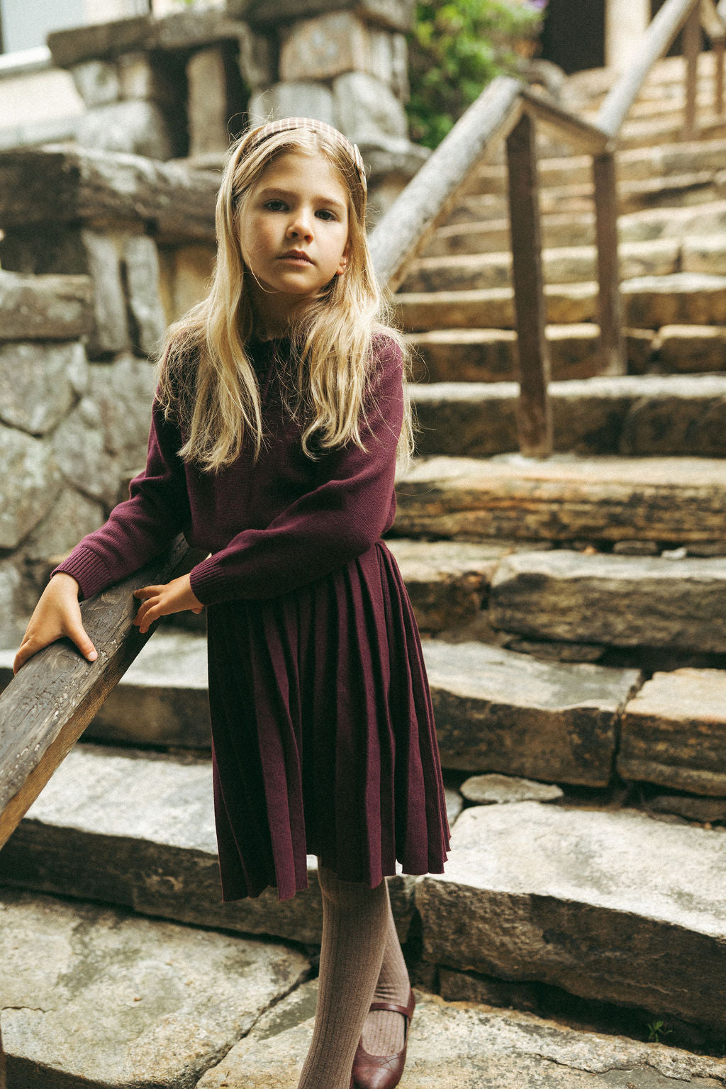 Plum Heritage Skirt