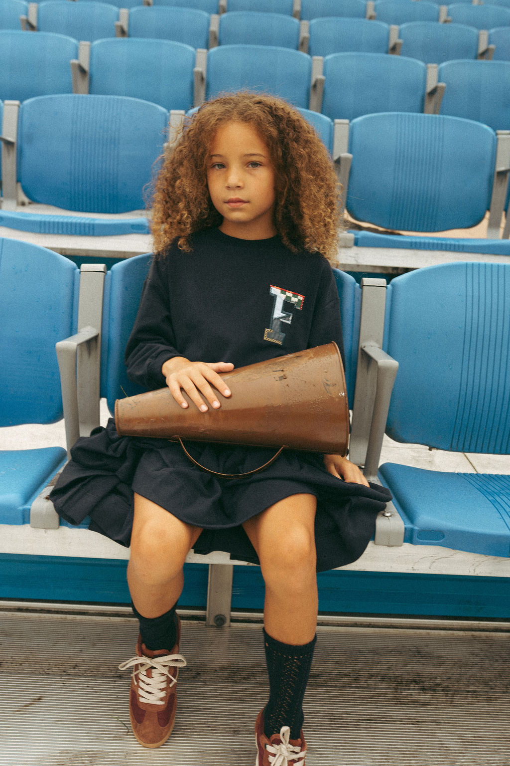 Blue Varsity Dress
