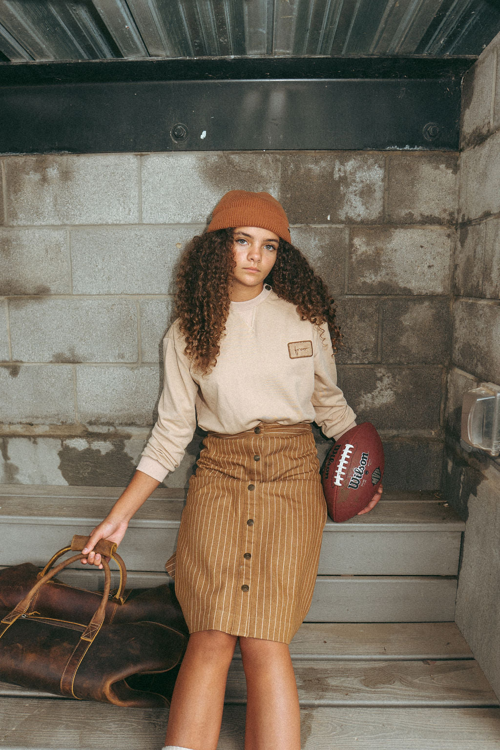 Toffee Terry Skirt