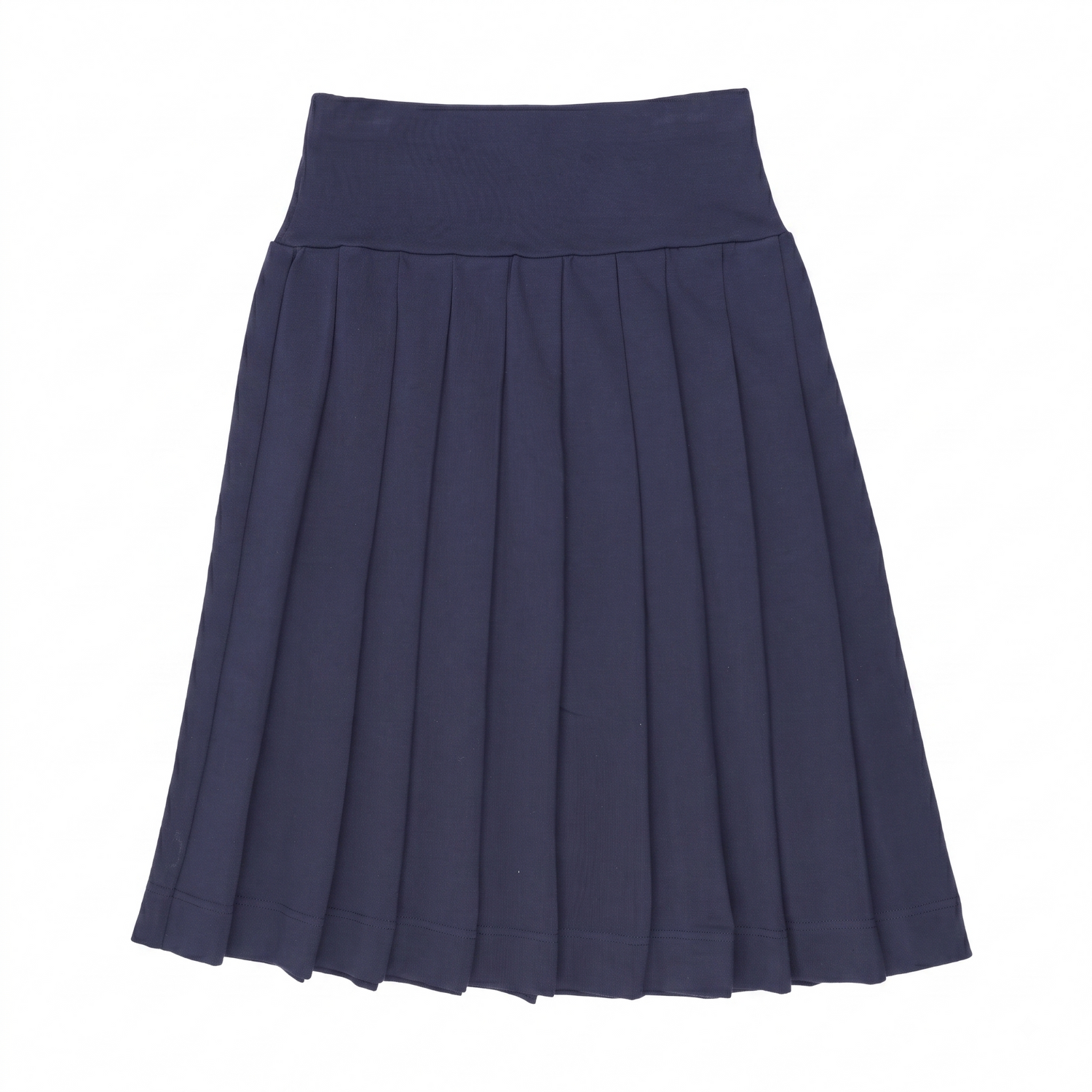 Blue Varsity Pleated Skirt