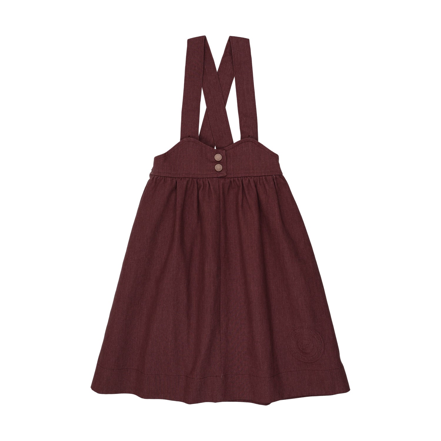 Mulberry Utility Pinafore Dress