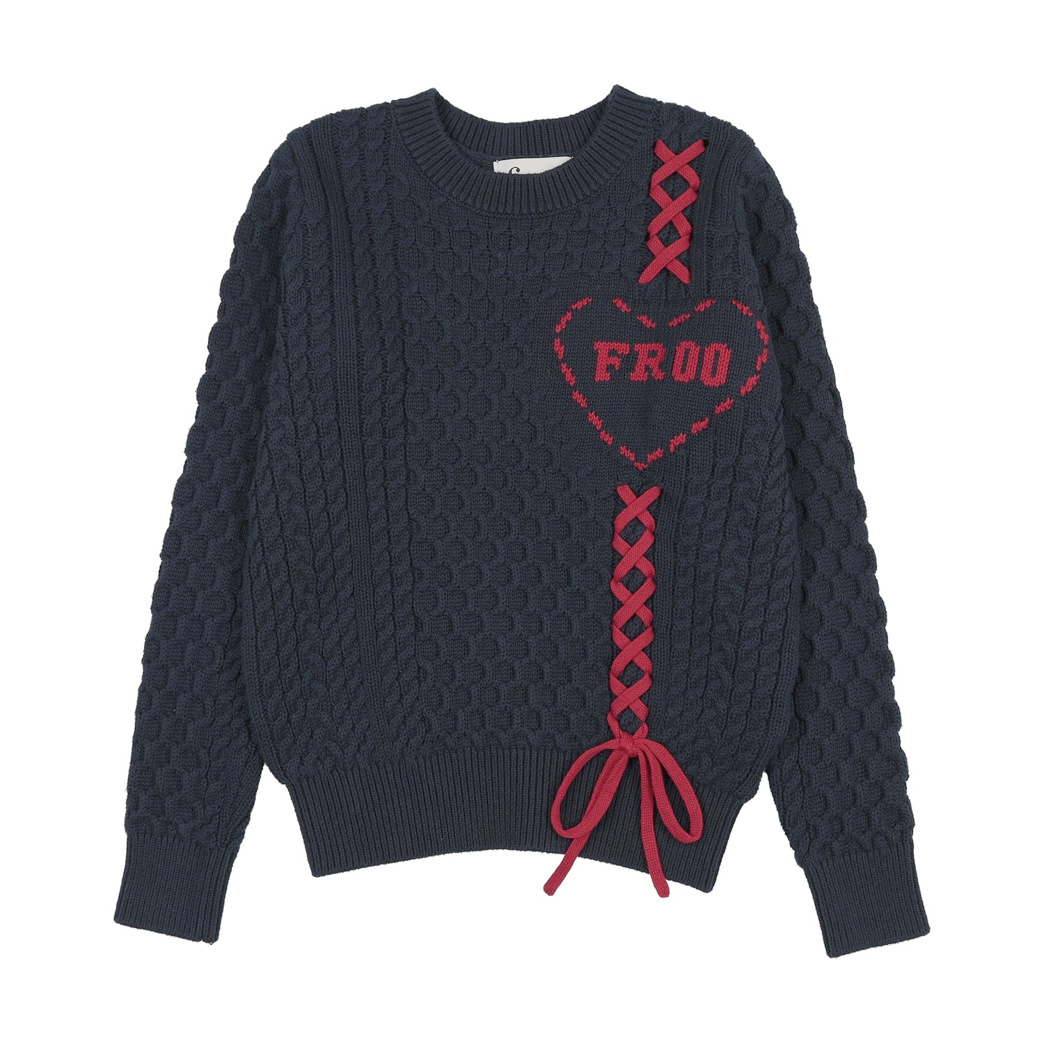 Laced Knit Sweater