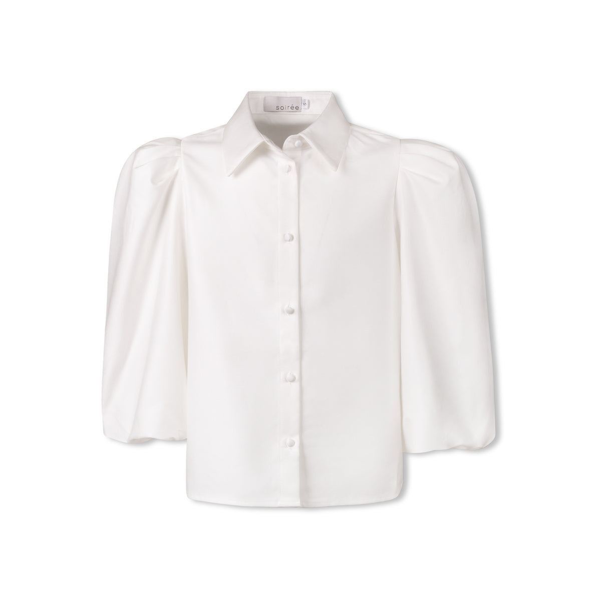 White Collar Blouse