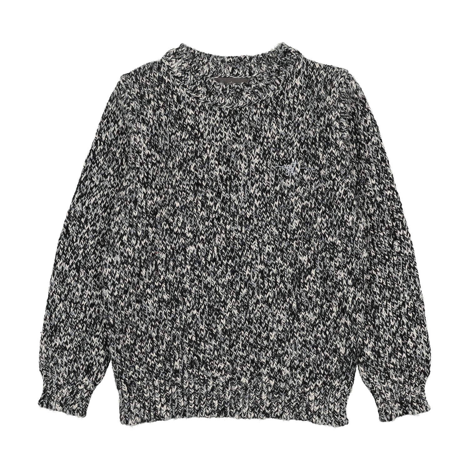 Heather Knit Crew Sweater